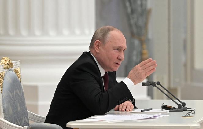 Poutine dénonce le régime ukrainien comme une entité terroriste